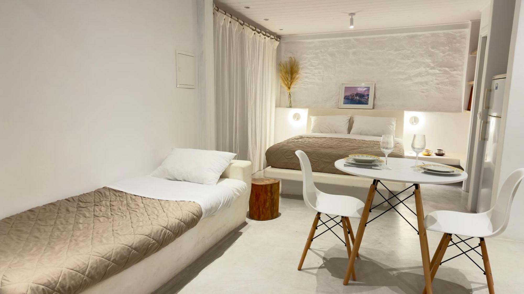 Ferienwohnung Mykonos Tourlos Nests - Sea View Escape Exterior foto