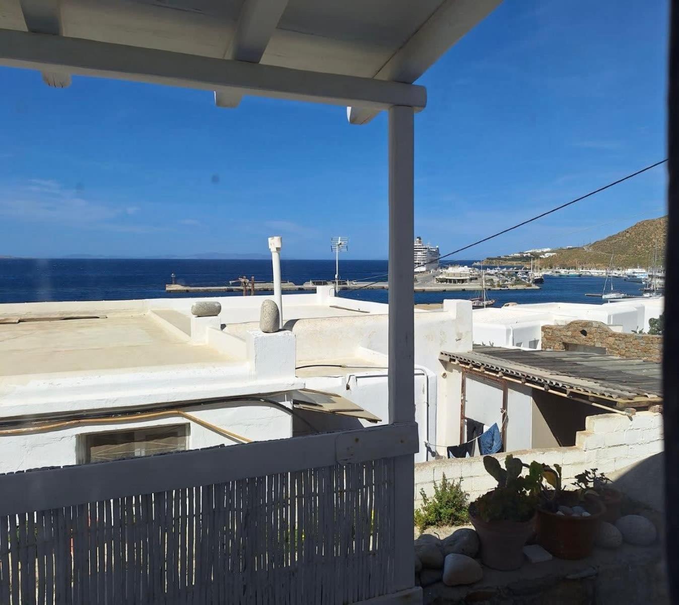 Ferienwohnung Mykonos Tourlos Nests - Sea View Escape Exterior foto