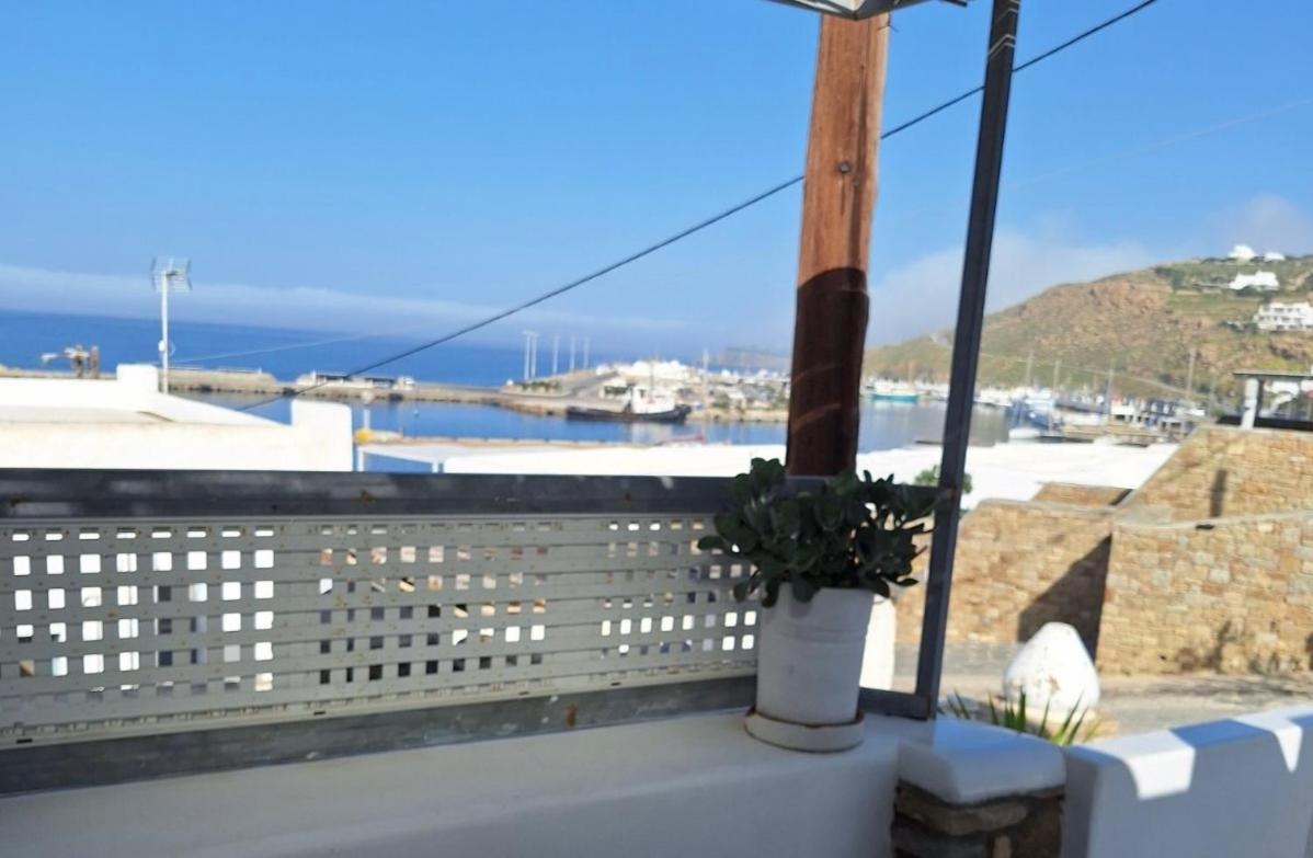 Ferienwohnung Mykonos Tourlos Nests - Sea View Escape Exterior foto